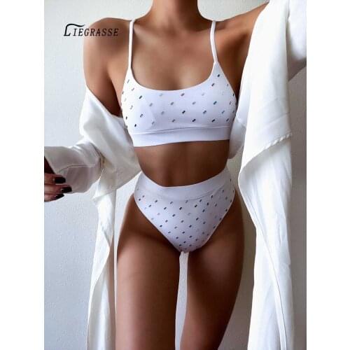 Liegrasse Swimwear With Rhinestones