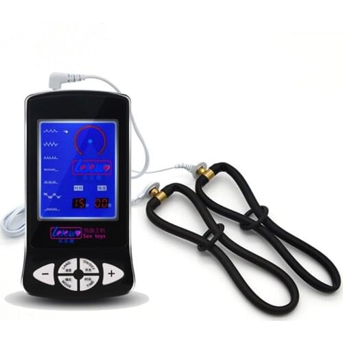 Electro Shock Massagers Medical Sex Products Vaginal Therapy Ring Electrical Stimulate Ring Anal Plug Sex Toys