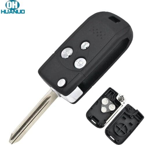 3 Button Modified Folding Flip Remote Key Shell Case Fob For Ford Ranger for Mercury for Mazda