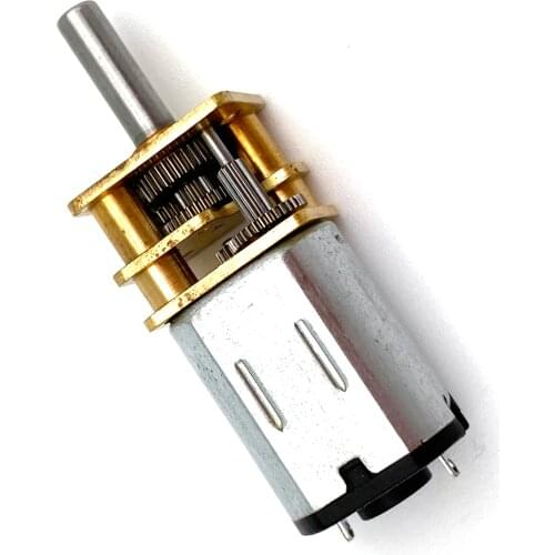 N20 DC 3V Gear Motor 15-1500RPM Mini Micro Speed Gear Motor Mini Electric Gear Reducer Motor for Car Robot Model