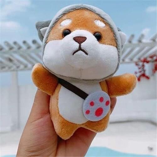 New Sweet 12CM Dog Plush Girls Keychain Little Party TOY , Stuffed Gift DOLL