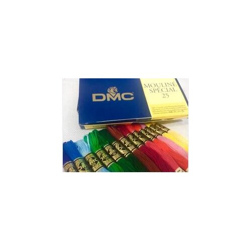 Oneroom 400pcs dmc threads +100pcs needles Original French DMC Thread--Embroidery Cross Stitch Floss Yarn Thread Best Quality