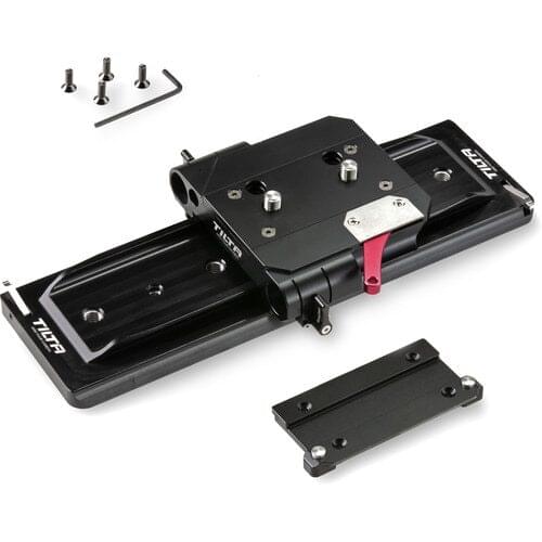 Tilta TT-C06-D 19mm Studio Quick Release Baseplate with TT-C07 12" ARRI-Standard Dovetail Plate For Tilta RED DSMC2 Cage