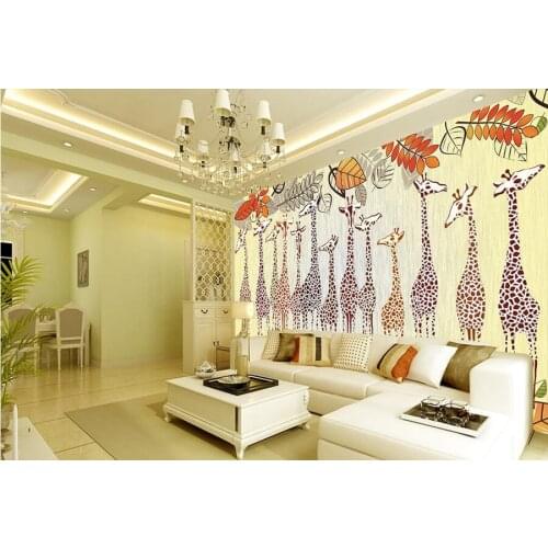 Custom large murals,Abstract deer forest wallpapers papel DE parede,living room sofa tv wall bedroom wall papers home decor 3d