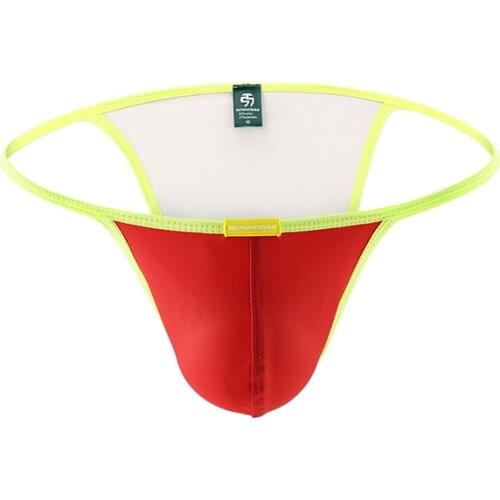 Sexy Mens Briefs Soft Breathable Modal Underwear Thongs Mens Sexy Underpants Low-waist Jockstrap Undies Cueca Underpants Male