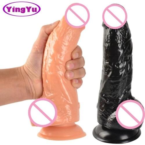 Super Soft Big Realistic Dildo Male Artificial Penis Suction Cup Sex Toys for Women Vagina Masturbator Adult Sex Products