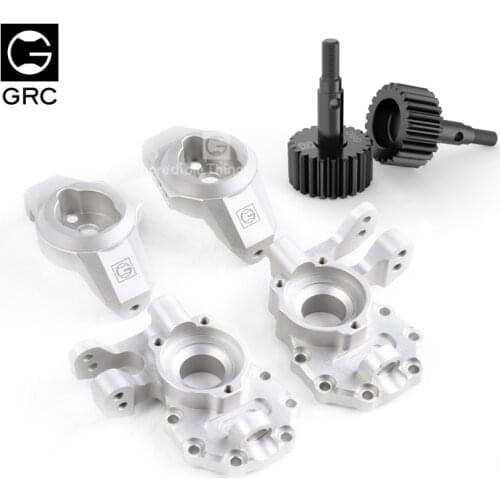 GRC G2 Aluminum Ackerman Mechanism Steering Hub Carrier Set for 1/10 Traxxas TRX-4