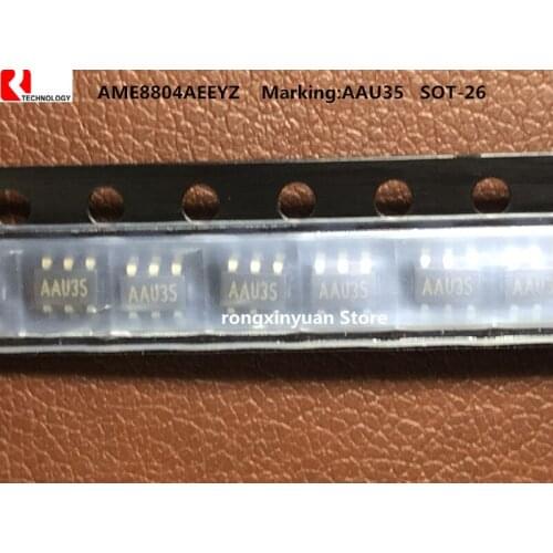 AME8804AEEYZ AME8804AEEY AME8804 AME8804AEEYL AAUww ADJ SOT-26. 300mA CMOS LDO 100% New original