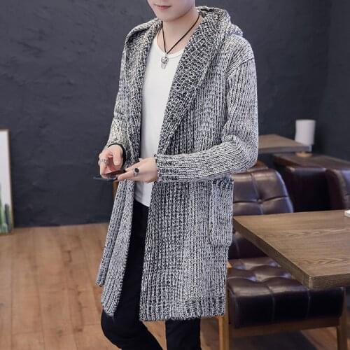 Long Batwing Sleeve Open Front Chunky Knit Cardigan Sweater Oversized Maxi Cable Knit Shawl Collar Cardigan Sweater