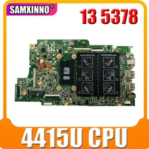 For Dell Inspiron 13 5378 Laptop Motherboard With 4415U/CPU CN-0N7K0H 0N7K0H N7K0H 100% fully tested