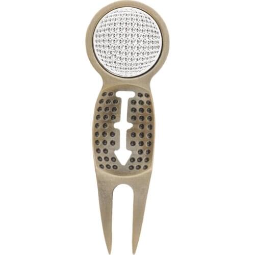 Golf Divot Repair Tool with Ball Marker, Golf Ball Line Liner Tool - Golf Training Aid Accessories