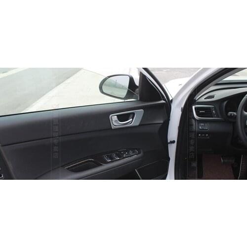 Chromed ABS Plastic Low Equipped Model 4PCS Interior Door Handle Cover Bowl Trim For Kia Optima K5 2016
