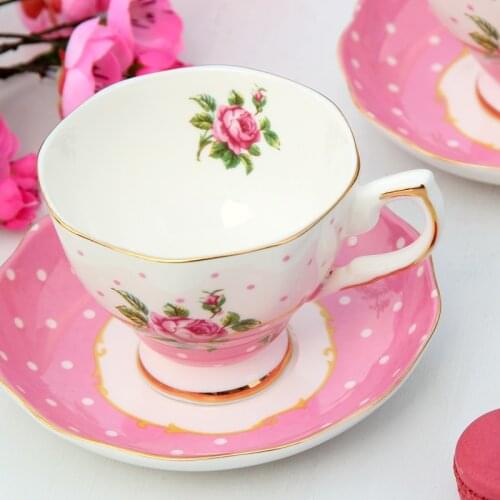 Albert bone china coffee cup set fashion coffee cup and saucer ceramic d'Angleterre black tea cup kahve fincan takimlari