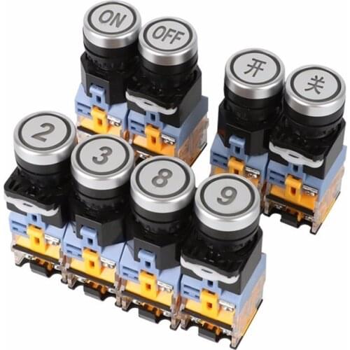 LA38-11D light button reset switch start button switch 22 mm with digital ON/OFF