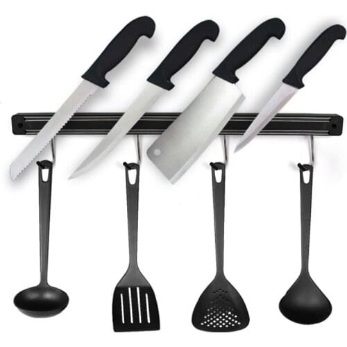 Magnetic Knife Holder Strip Strong Powerful Knife Rack Storage Display Organizer Securely Hang Your Knives On Kitchen Bar