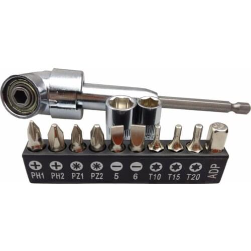 Multi Function Screwdriver Combination Tool Screwdriver Head Sleeve Bending Power Drill Tool Suit