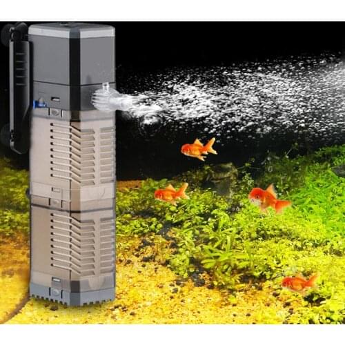 Aquarium Filter Pump Super 4 In 1 Fish Tank Submersible Air Oxygen Internal Pump CHJ502/CHJ602/CHJ902/CHJ1502 Water Pump