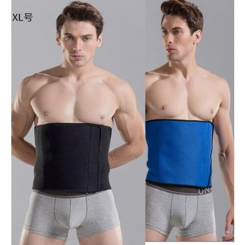 Newest High Quality Men Belly Belt Tummy Trimmer Abdomen Elastic Waist Support Shaper Cincher Belt Burn The Fat Sports Equipment