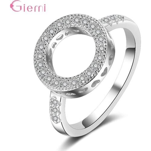 Latest Popular Trend Genuine 925 Sterling Silver Rings For Women Super Nice Fashion Jewelry Gift For Wife Daughter Girlfriend