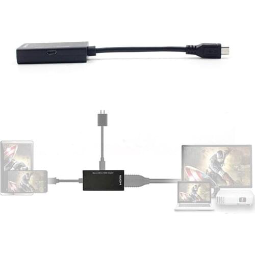 HDMI-compatible Adapter Cable Micro USB Female Adapter For Xiaomi HUAWEI For Samsung For MHL LG Device Lenovo Cable Nokia Galaxy