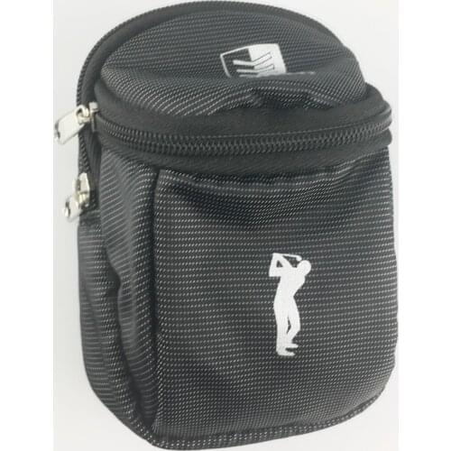 1pcs golf bag Mini Holder Waist Bag With Hook nylon can hold 6 golf balls Outdoor Sports Golfers Gift pack Economic small