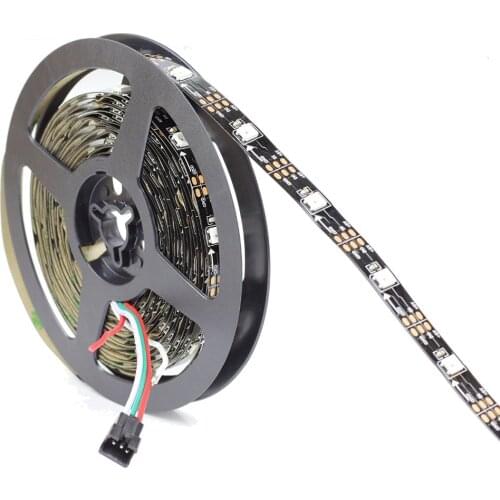 WS2812B 5050 RGB LED Strip 5M 150 300 Leds 144 30 60 LED/M Individual Addressable 5V