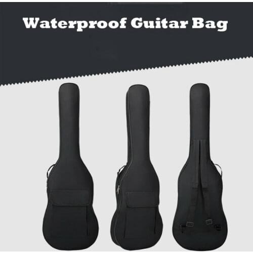 Double Straps Padded Waterproof Electric Bass Guitar Bag Soft Case Gig Bag Case