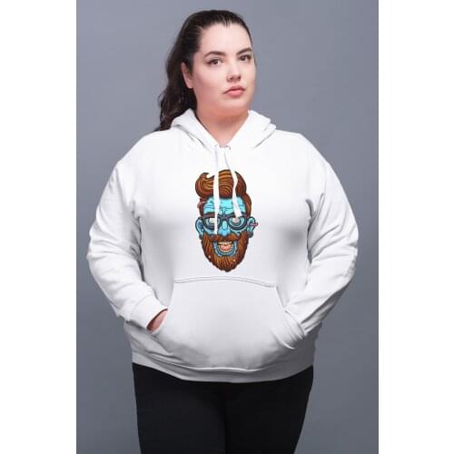 Angemiel Wear Entel Zombie With White Women 'S Hooded Sweatshirt