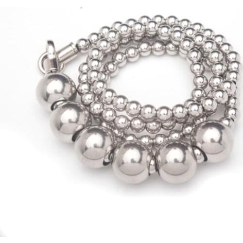 2021 EDC Big Steel Ball Self defense Bracelet Necklace Stainless Steel Whip Titanium Steel Car Personal Safety Weapon Broken Win