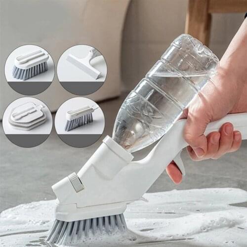 4 Sets Of Water Spray Cleaning Tools Brushes Gap Brush Sponge Wipers Kitchen Cleaning Kits Window Cleaner Cocina Accessories