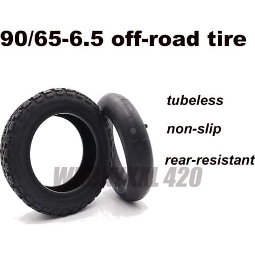 90/65-6.5 INNOVA tubeless outer and inner tires Inflatable non-slip nylon tire thicken tires for 11 inch electric motor scooter