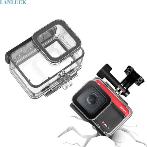 Diving Case for INSTA360 ONE R 4K for INSTA 360 ONE R 360 Edition Underwater Waterproof Cage Diving Swimming Protective Case