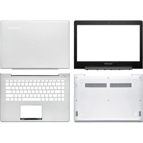 New Laptop LCD Back Cover/Front Bezel/Palmrest/Bottom Case For Lenovo S41 S41-70 S41-75 U41-70 300S-14ISK 500S-14ISK White