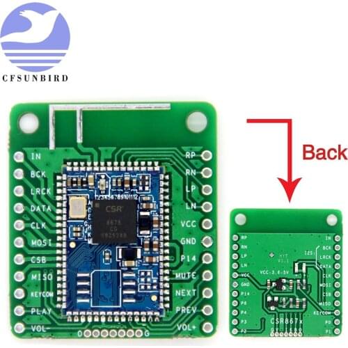 CSR8675 Bluetooth V5.0 Low Power Bluetooth Audio Module APTX-HD Lossless Compression I2S Fiber SPDIF