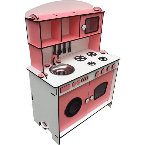 Montessori Design Wooden Kids Play Kitchen