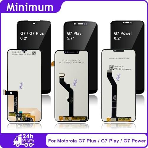 For Motorola Moto G7 Plus LCD Display Touch Screen Digitizer Assembly Replacement Parts For Motorola G7 / G7 Power / G7 Play