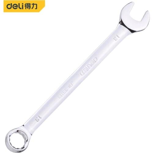 Deli Ratchet Combination Metric Mirror Wrench 13mm Fine Tooth Gear Ring Torque Socket Nut Hand Tools Alicates High Repair Tool