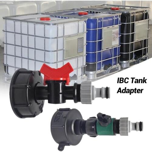 IBC Tank Adapter 3/4'' Thread Connector Replacement Valve Fitting Garden Hose Quick Valve Connector Fitting