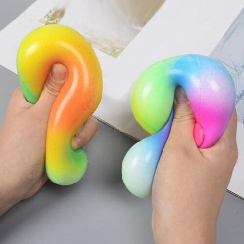 Creative Colorful Vent Ball Decompression Toy Men And Women Toy Color Children Adult Anti-stress Squeeze Toy Ball（40ml