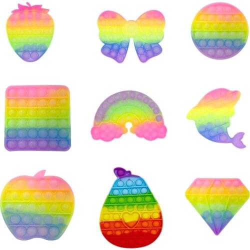 Pop Is Fidget Toys Reliever And Increase Focus Soft Anti-stress Toy Fidget Simple Dimple Toy Sensory Educational Toy Антистресс