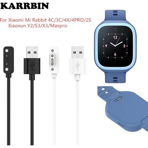 KARRBIN USB Magnetic Charger for Xiaomi Mi Rabbit Watch 4C/3C/4X Pro Xiaoxun Y2/S3/X3 Replacement Charging Cable