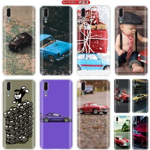 Soft Silicone Case For Huawei P40 P30 P20 P10 Lite E Pro Plus P Smart Z 2019 2020 Coque toy car