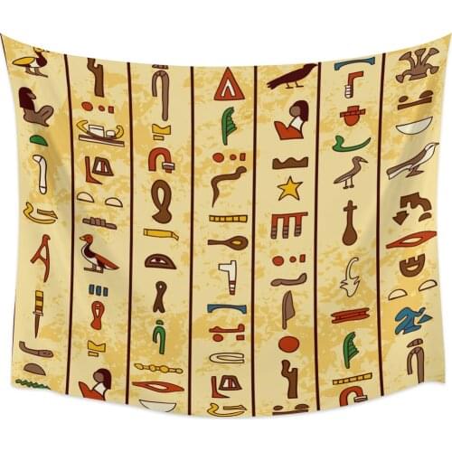 Totem Art Wall Tapestry Cover Beach Towel Picnic Yoga Mat Home Decoration