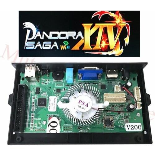 Pandora Saga XIV 70*3D Wifi Games 3390 in 1 Multigame PCB Board Support 3/4 player Family Version Free Play Coin Video HD VGA
