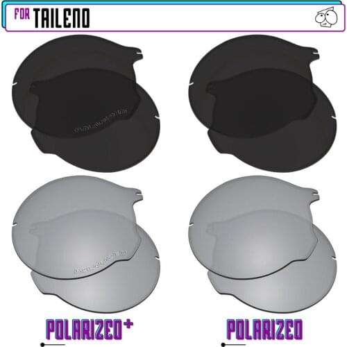 EZReplace Polarized Replacement Lenses for - Oakley Tailend Sunglasses - BlkSirP Plus-BlkSirP