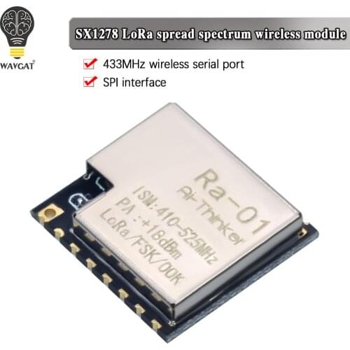2PCS Ra-01 SX1278 LoRa Spread Spectrum Wireless Module 433MHz Wireless Serial Port UART Interface Ra01