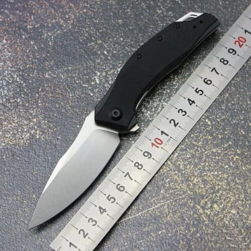 0357 Folding Knife Mark CPM20CV Blade G10 Handle Outdoor Tactical Camping Hunting Fishing Pocket Fruit kitchen Trekking EDC Tool