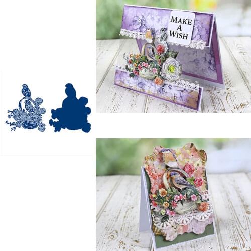 Snapdragons Seaweed Flower Metal Cutting Dice And Stamps Stencils For Scrapbooking Stamps Embossing Mold Diy Paper Cards Craft