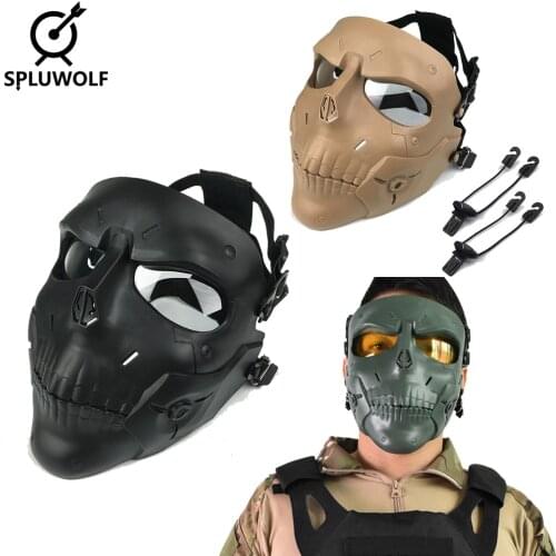 Tactical Mask full Face Paintball Mask Military Proctive Cover for helmet airsoftвинтовка пневматика