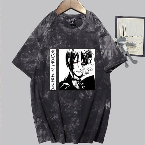 Anime Black Butler Funny T Shirt Women Men T-shirt Hip Hop Top Tees